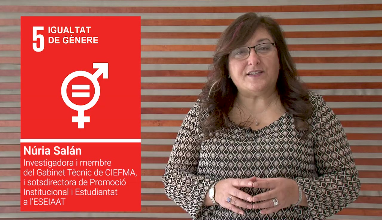 Accions UPC per a l'ODS 5: Igualtat de gènere, amb Núria Salán